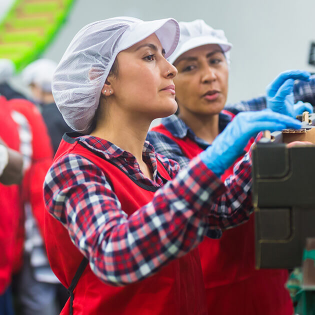 Hercules employee working