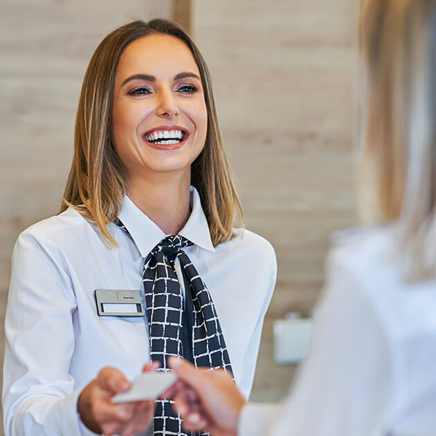 Front desk worker